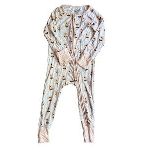 Caden Lane Bamboo Convertible Zip Romper Pjs